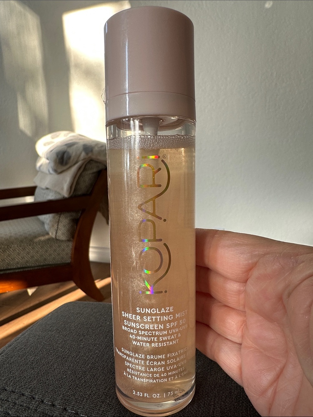 Kopari Sunglaze Sheer Setting Mist Spray w/spf 50